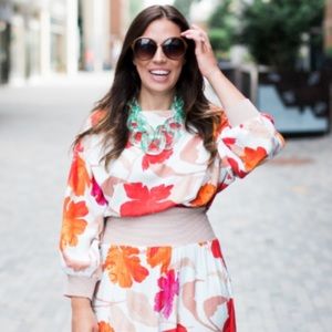 Anthropologie Gemma Floral Dress by Maeve